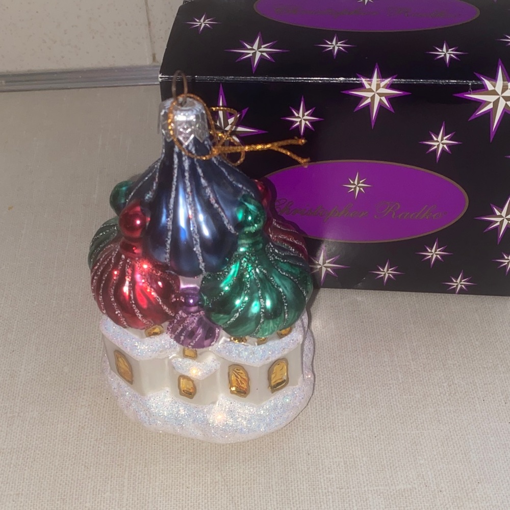 Christopher Radko Glass Christmas Ornament‎ 
Russian Cathedral